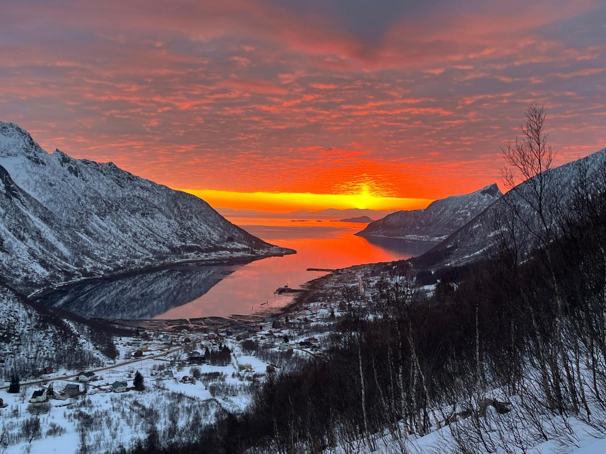 Leilighet I Rorbu Pa Kaldfarnes - Yttersia Senja エクステリア 写真